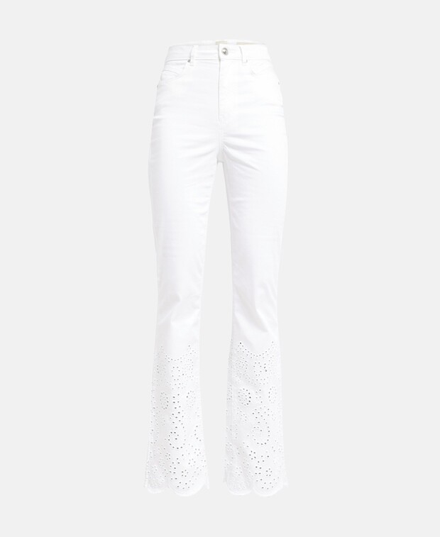 

Джинсы с вырезом Guess, белый