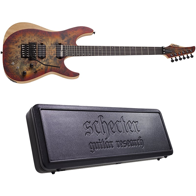 

Электрогитара Schecter Reaper-6 FR S Satin Inferno Burst SIB Electric Guitar + Hard Case Reaper 6 Sustainiac