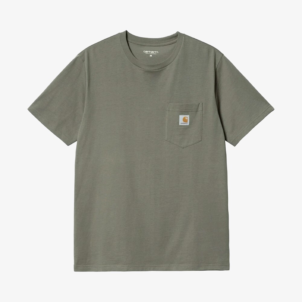 

Футболка S/S Pocket T-Shirt 'Smoke Green' Carhartt WIP, зеленый