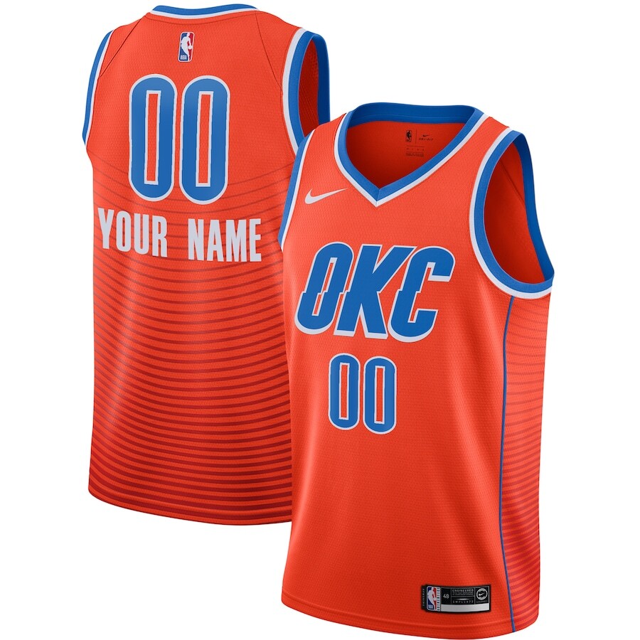 

Джерси Jordan Brand Oklahoma City Thunder, оранжевый