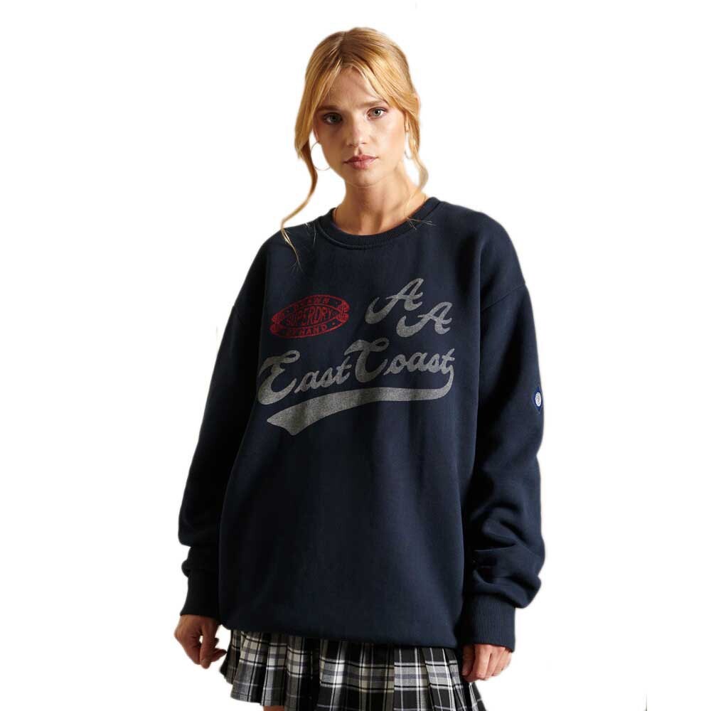 

Толстовка Superdry Collegiate Crew, синий