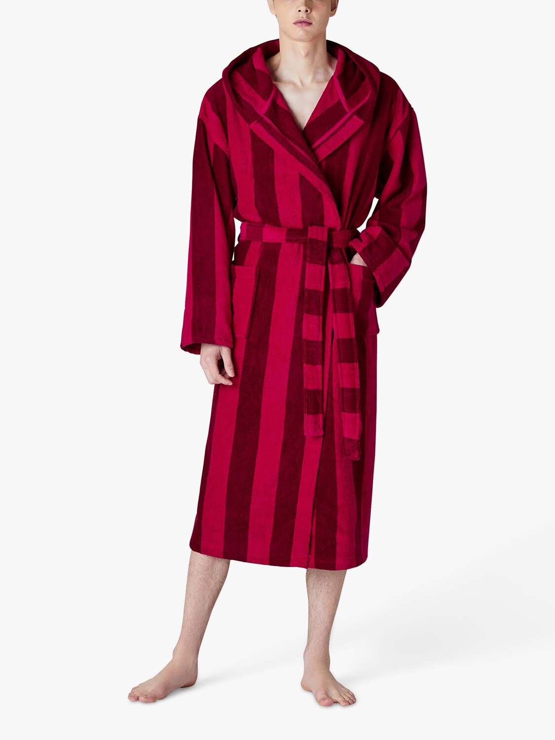 

Мягкий и легкий халат унисекс Jasper Conran London, малиновый/бордо