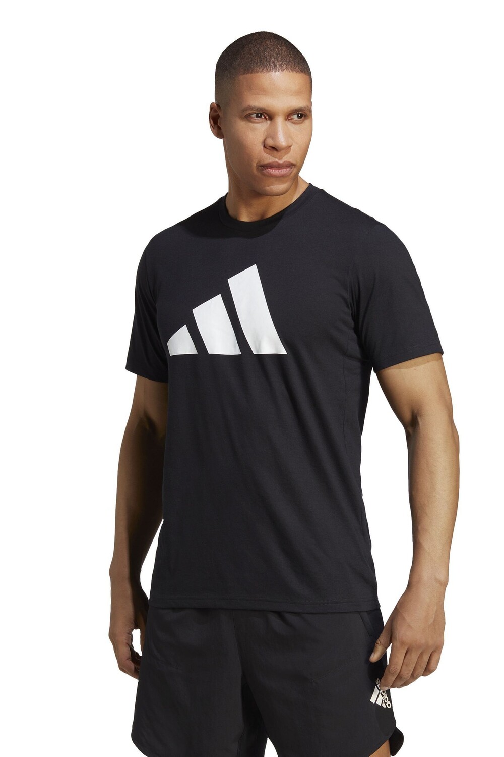 

Тренировочная футболка с логотипом Performance Train Essentials Feelready adidas, черный
