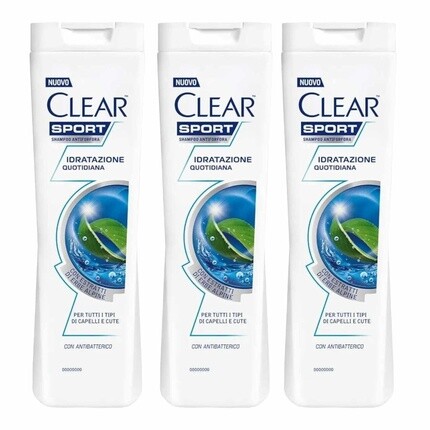

CLEAR SPORT Daily Hydration Шампунь с экстрактом альпийских трав 225 мл