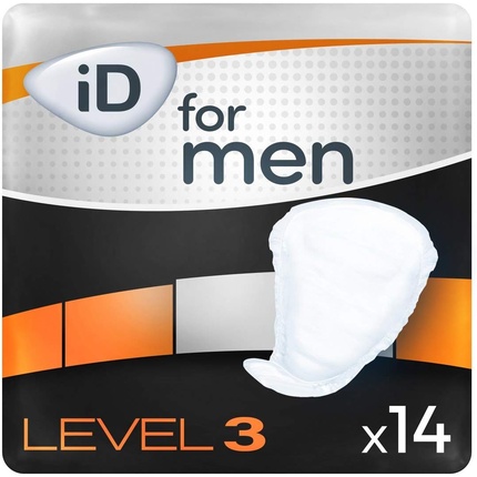 iD Прокладки для мужчин при недержании, уровень 3 — упаковка из 14 шт.