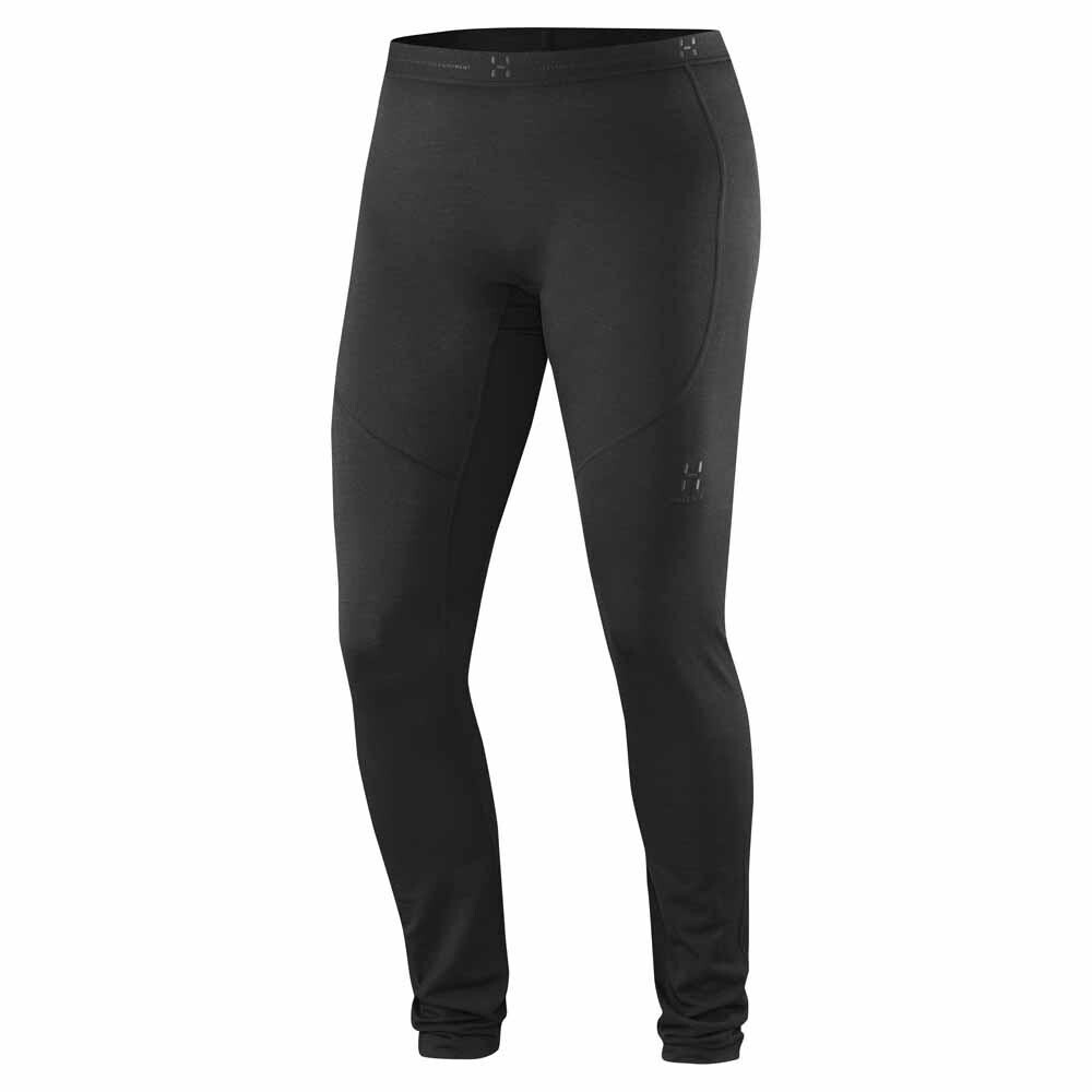 Леггинсы Haglöfs Actives Wool Long John, черный