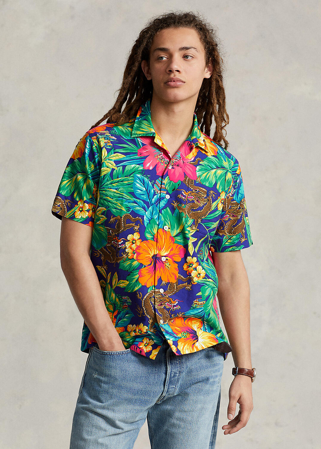 

Рубашка Classic Fit Tropical Oxford Camp