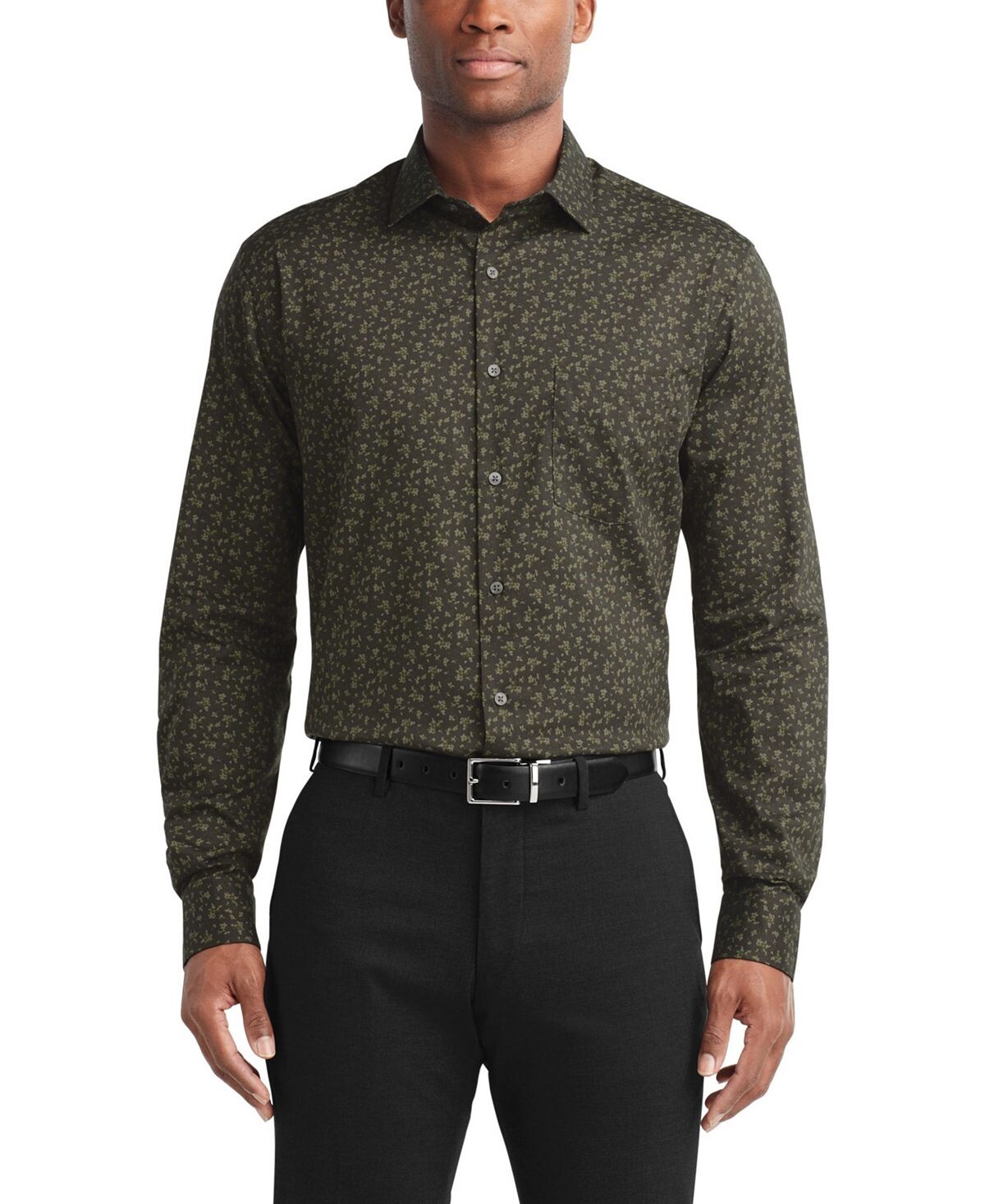 

Мужская классическая рубашка классического кроя Stain Shield Van Heusen
