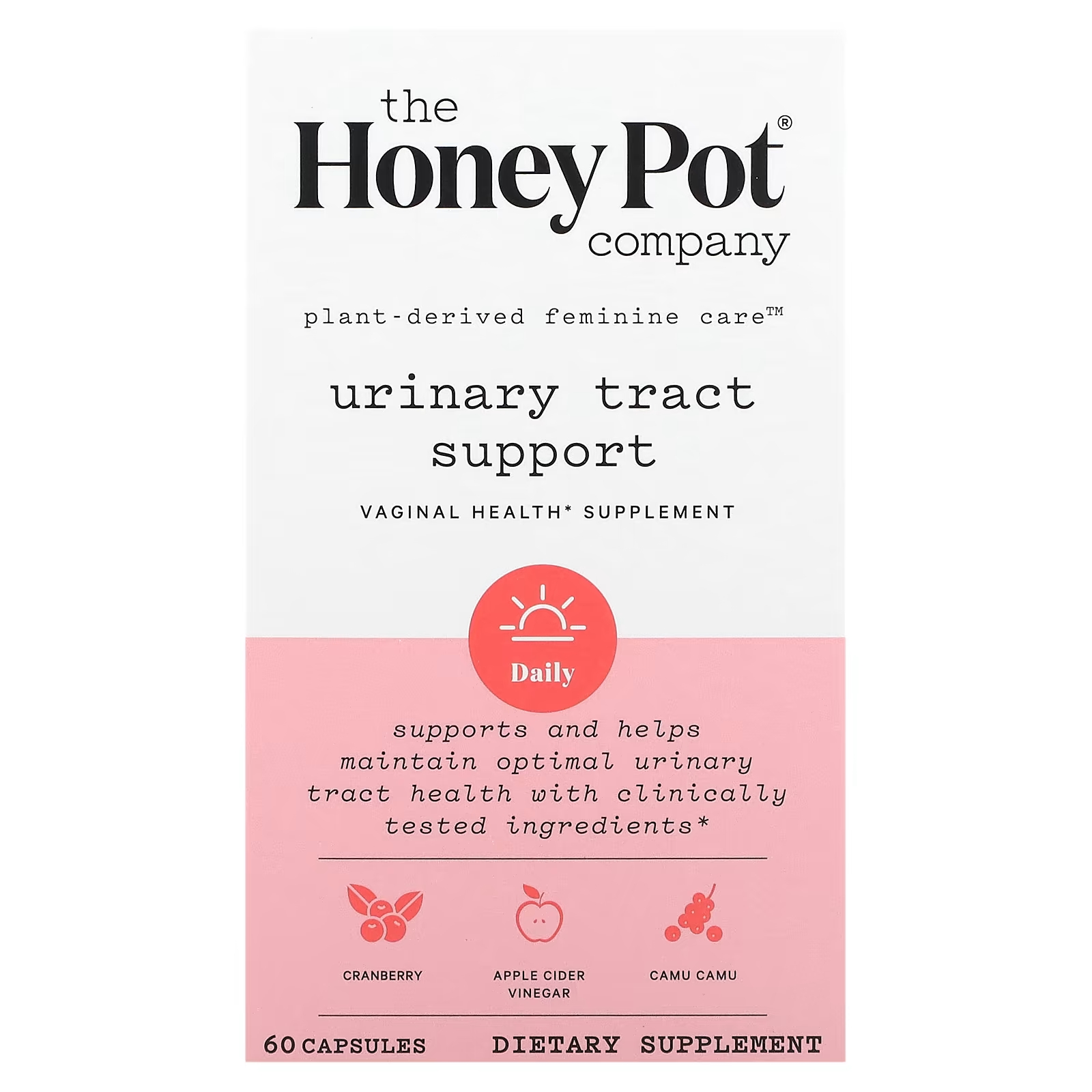 The Honey Pot Company Поддержка мочевыводящих путей, 60 капсул