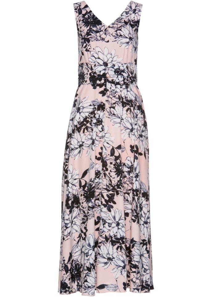 Длинное платье Bpc Selection, розовый женское короткое облегающее платье без рукавов с v образным вырезом