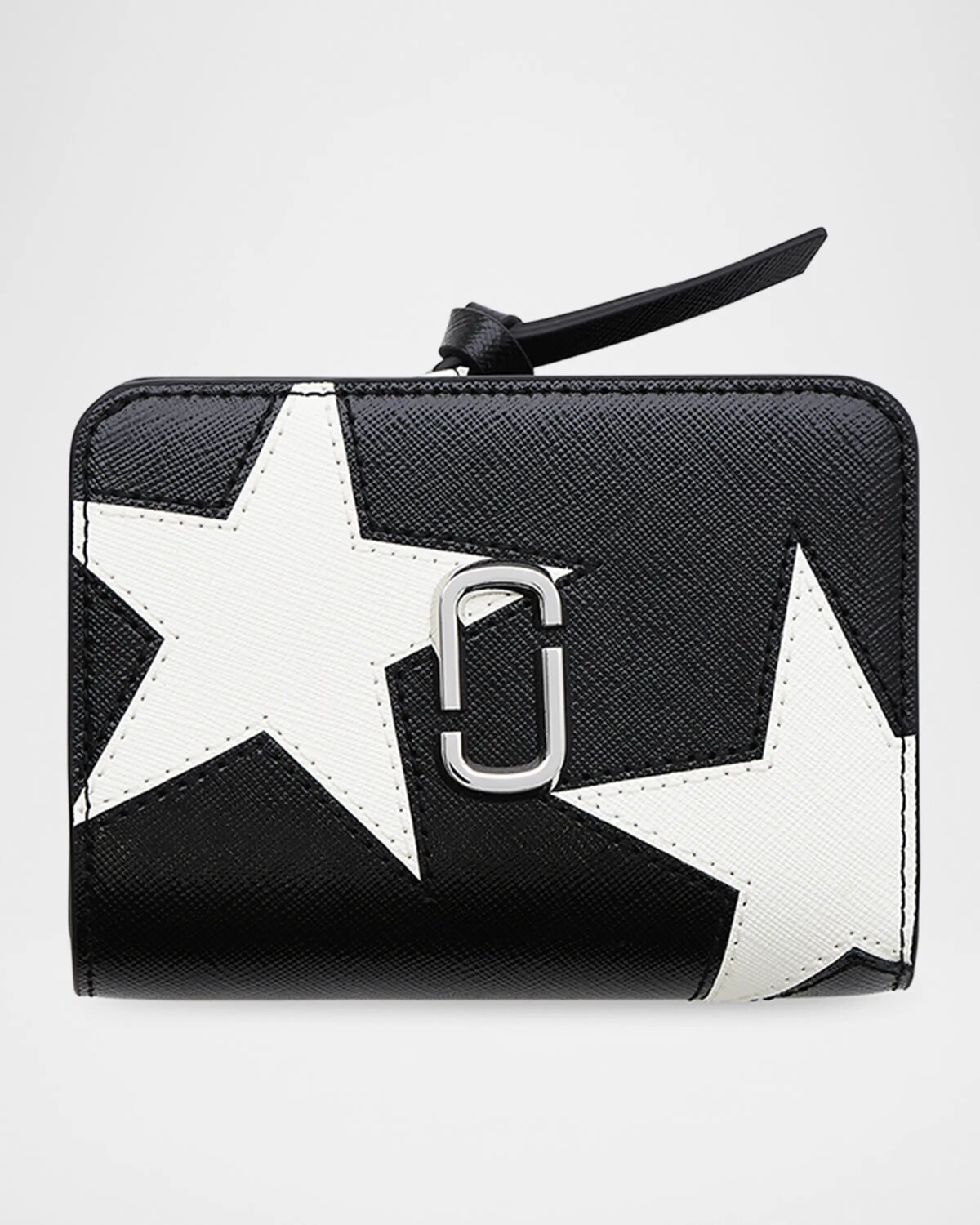 

Компактный кошелек Mini Star с холщовым покрытием Marc Jacobs, черный/белый