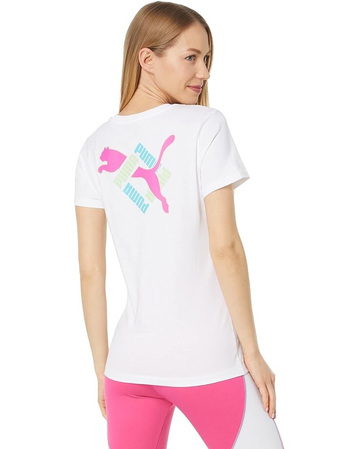 

Футболка PUMA Classics Brighter Days Small Logo Tee, белый