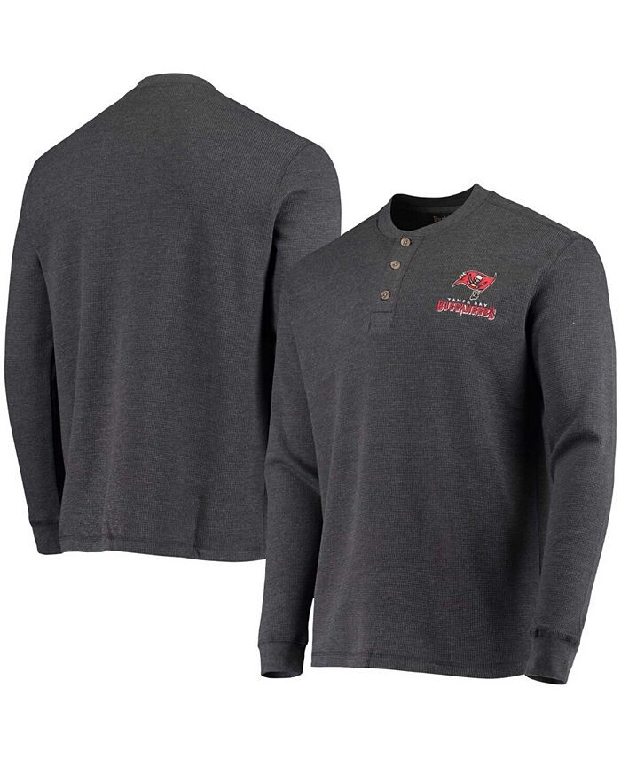 

Мужская темно-серая футболка Tampa Bay Buccaneers Maverick Thermal Henley с длинным рукавом Dunbrooke, серый