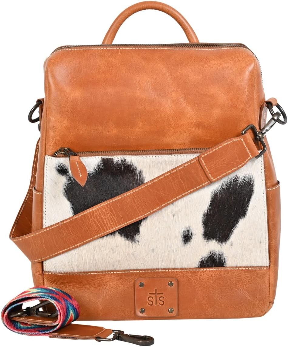 

Рюкзак Basic Bliss Cowhide Backpack STS Ranchwear, цвет Buff/Cowhide