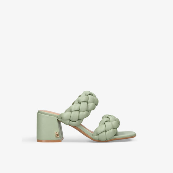 

Мюли Raina на каблуке из плетеной искусственной кожи Kg Kurt Geiger, зеленый