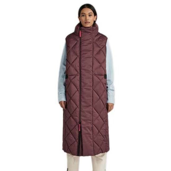 Куртка G-Star Whistler Padded Extra Long Sless Puffer, красный