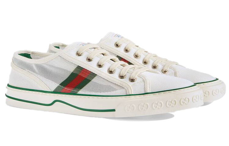 

Кеды теннисные Gucci 1977 мужские, белый / зеленый