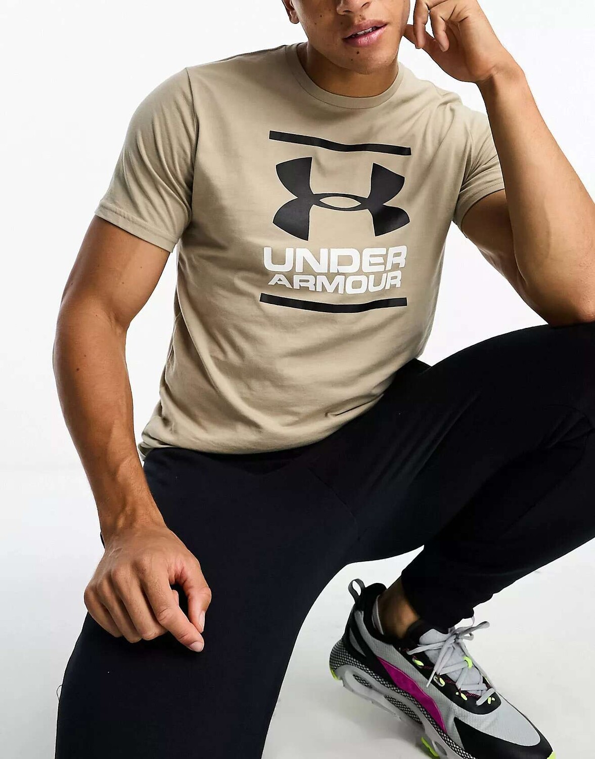 

Коричневая футболка Under Armour Foundation, Коричневый