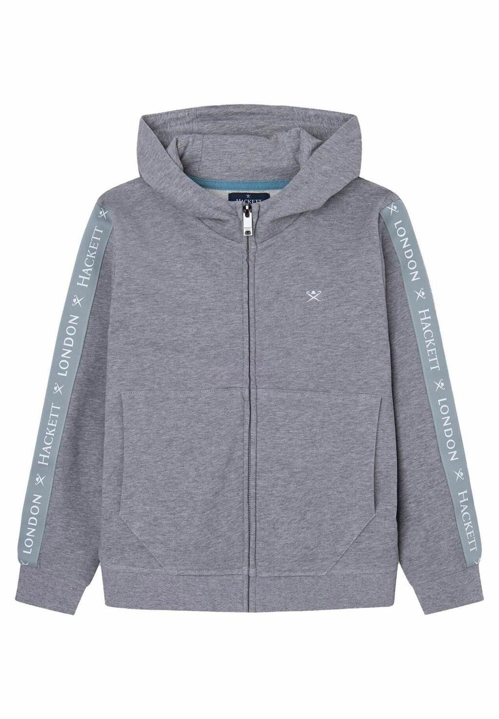 

Толстовка TAPE FZ HDY Hackett London, цвет grey marl