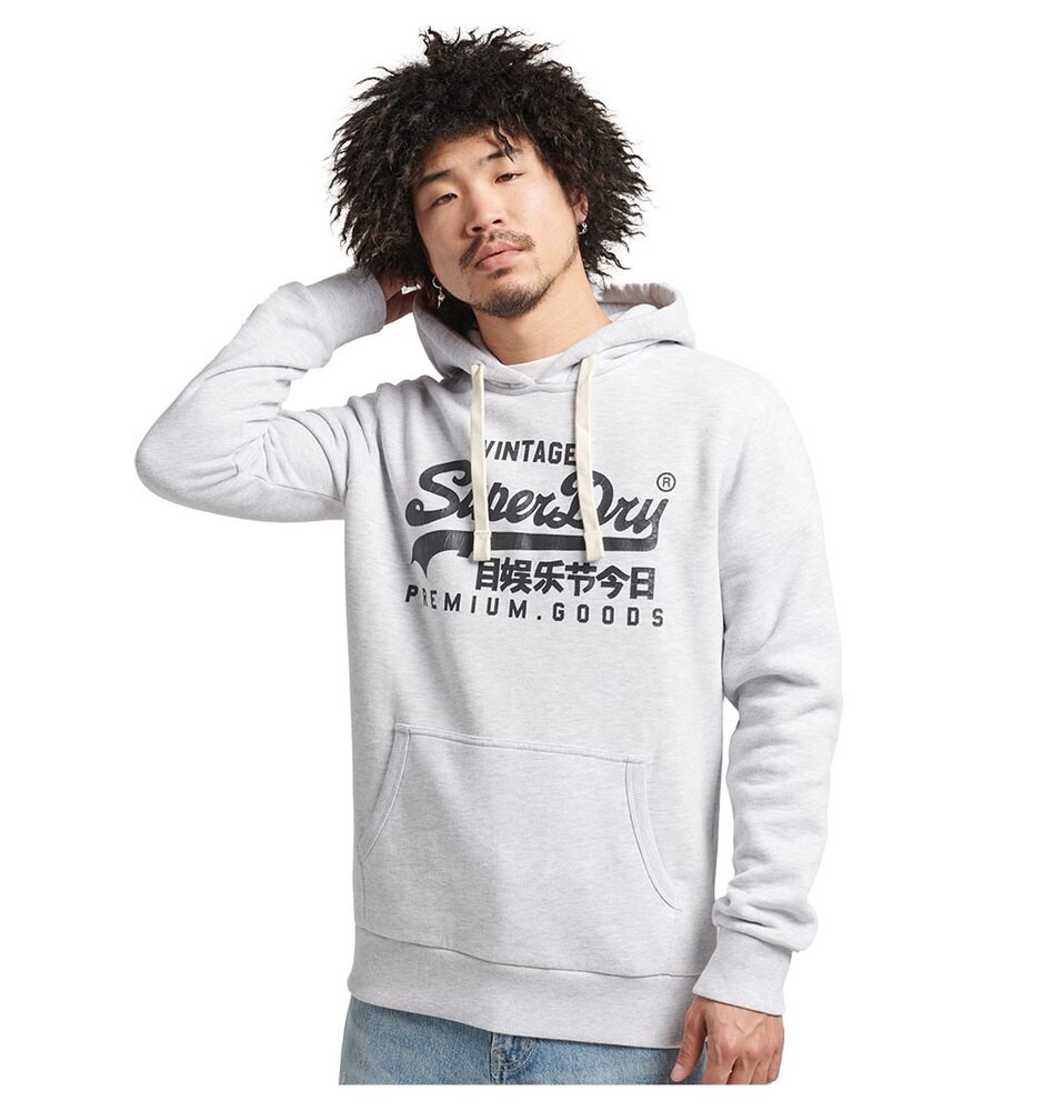 

Худи Superdry Vintage Logo Heritage, серый