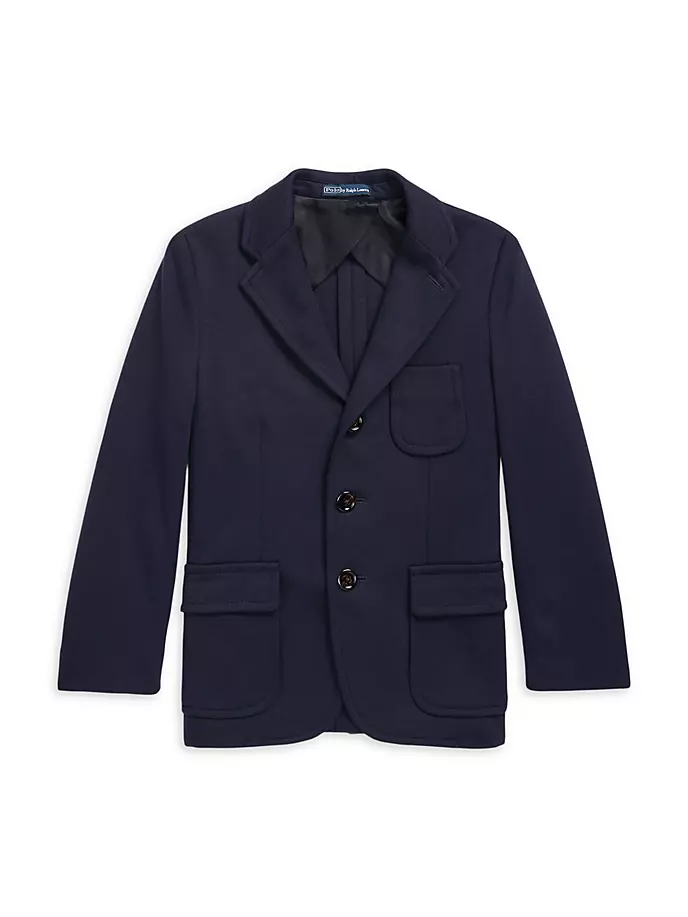 цена Мягкое спортивное пальто для маленьких мальчиков и мальчиков Polo Ralph Lauren, темно-синий