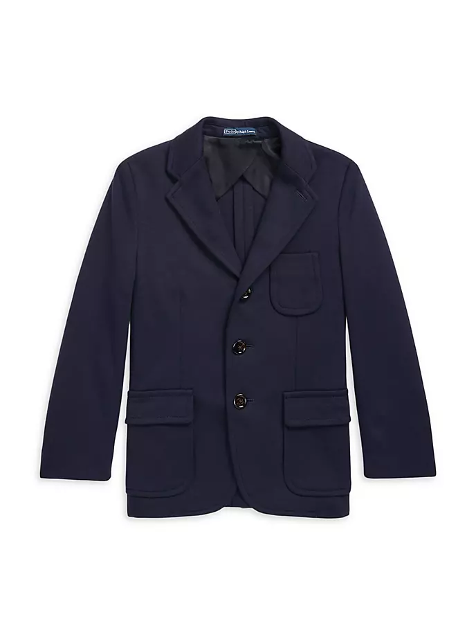

Мягкое спортивное пальто для маленьких мальчиков и мальчиков Polo Ralph Lauren, темно-синий