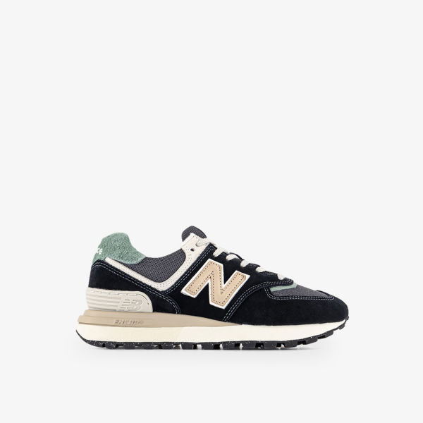 

574 плетеные кроссовки Legacy с низким берцем New Balance, черный