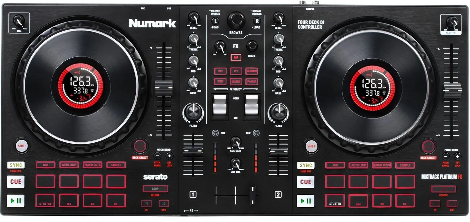 

Numark MIXTRACK Platinum FX 4-дековый/2-канальный контроллер Serato DJ Lite