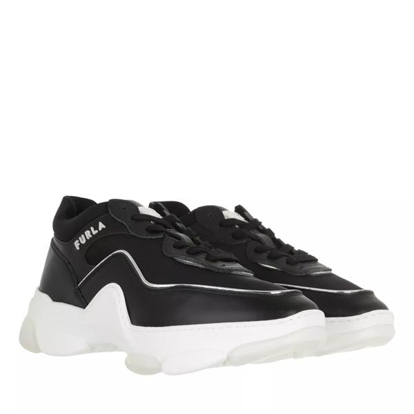 цена Кроссовки wonderfurla lace-up sneaker t. 40+color argento Furla, черный