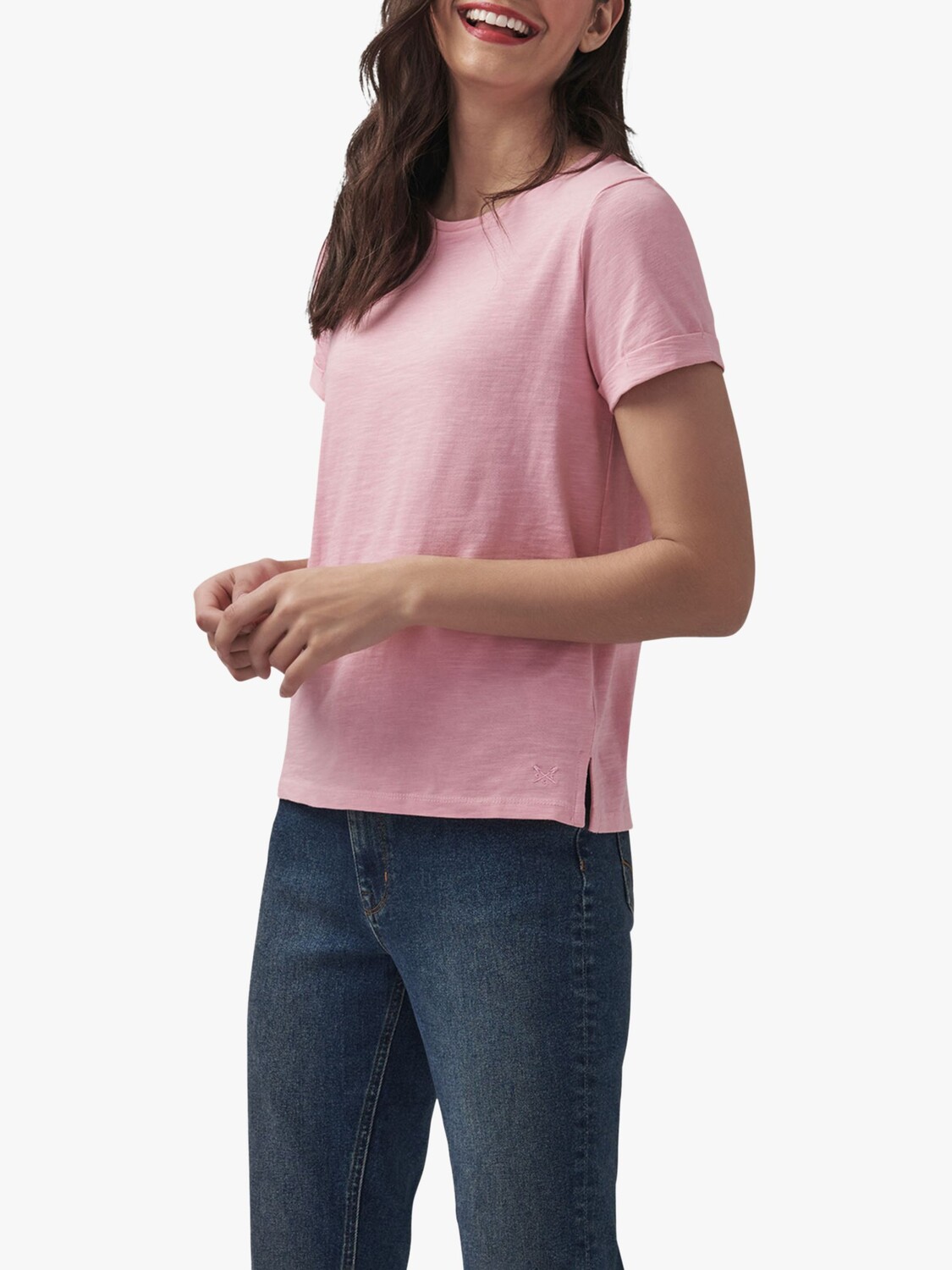 

Crew Clothing Футболка Perfect Crew Slub, пастельно-розовый