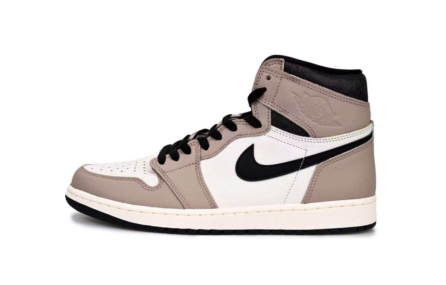 

Кроссовки Air Jordan 1 Vintage Basketball Shoes Unisex High-top Brown, оливковый