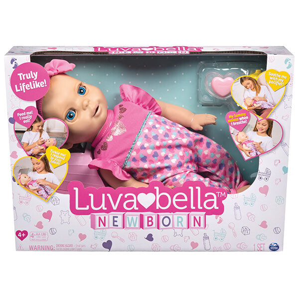 

Кукла-младенец Spin Master Luvabella Newborn, розовый