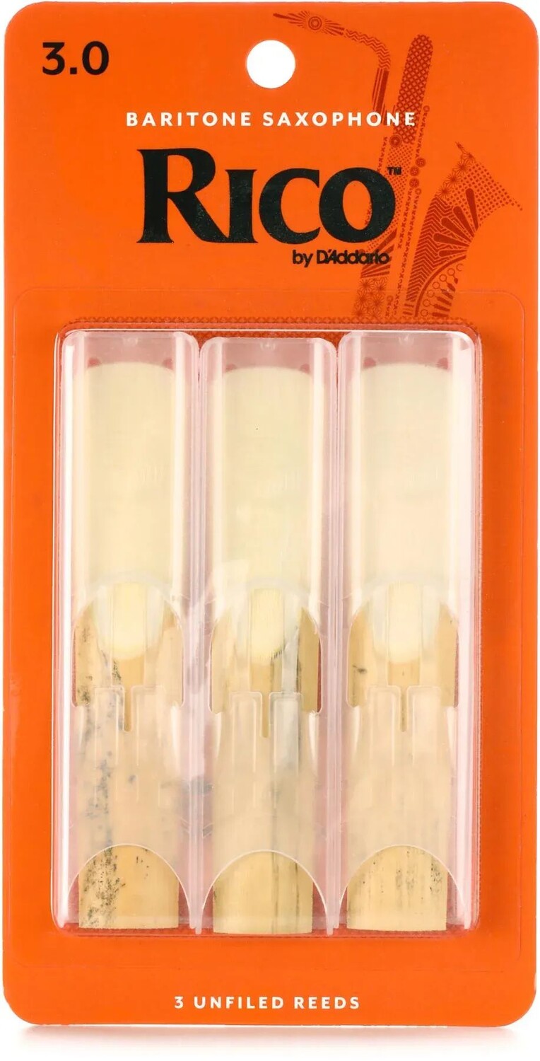 

D'Addario RLA0330 — трости для баритона-саксофона Rico — 3,0 (3 шт.)