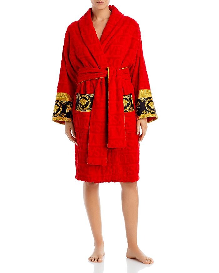 

Банный халат I Heart в стиле барокко Versace