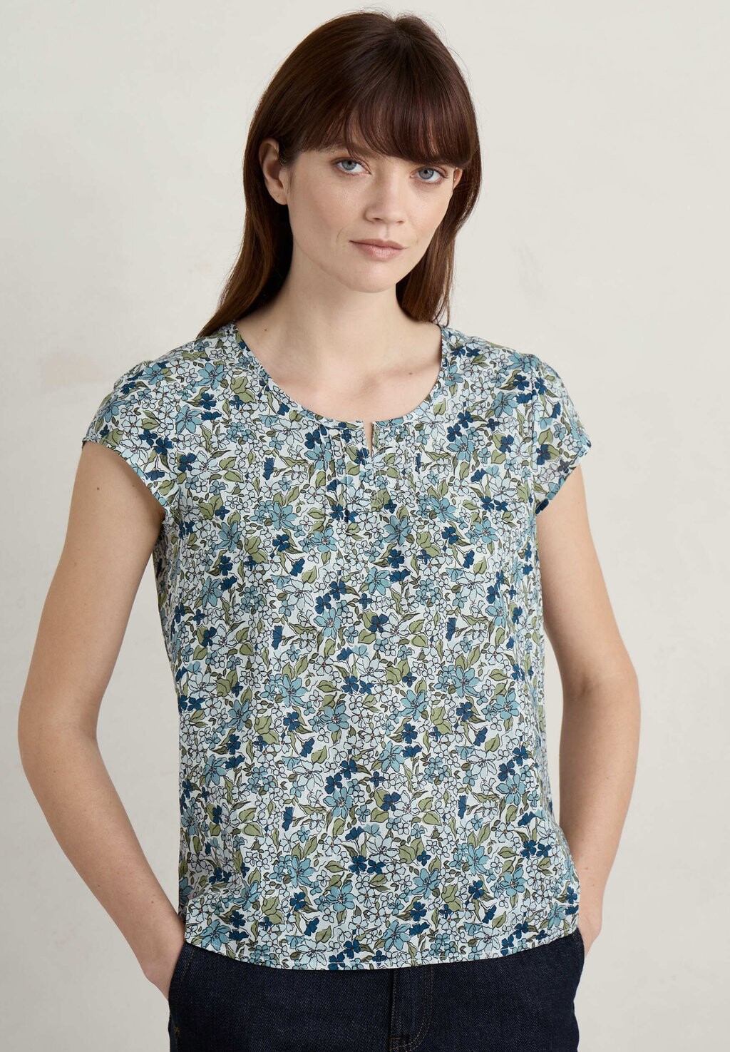 

Блуза GARDEN GATE SHORT SLEEVE Seasalt Cornwall, белый
