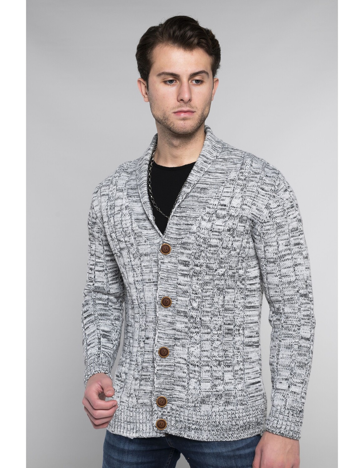 

Куртка CARISMA Strickjacke Strickjacke mit Zopfmuster, серый