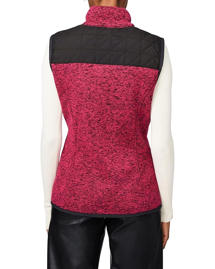 Свитер Bernardo Fashions Ultra Soft Sweater Knit Vest, цвет Bright Orchid/Black
