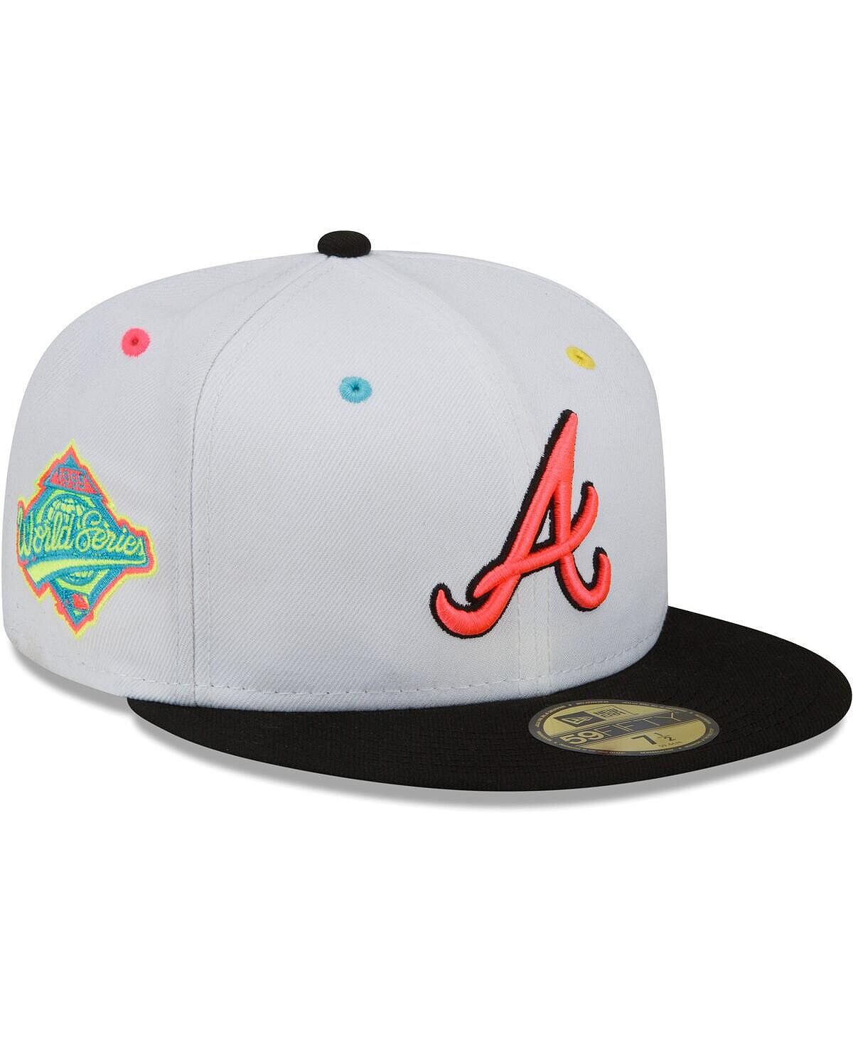 

Мужская бело-черная облегающая шляпа Atlanta Braves 1995 World Series Champions Neon Eye 59FIFTY New Era