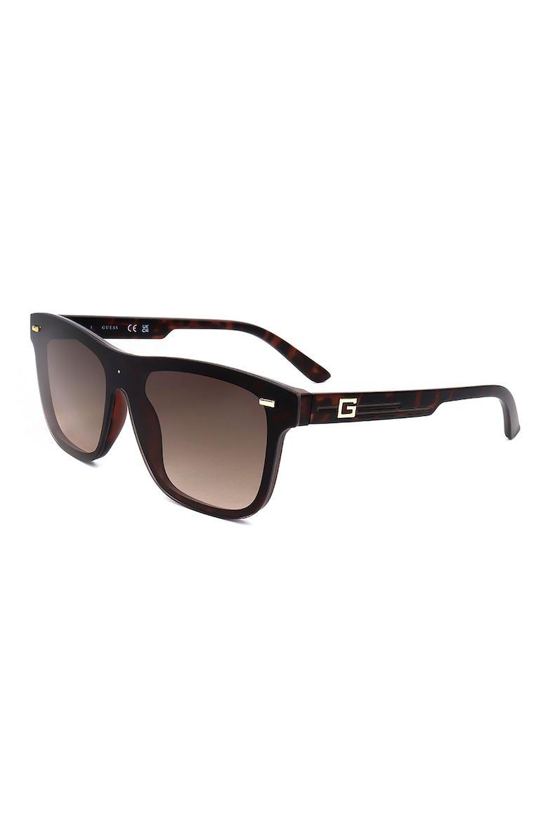 Солнцезащитные очки с прямоугольными линзами Guess, коричневый
