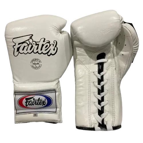 

Боксерские перчатки Fairtex Pro BGL7, белый