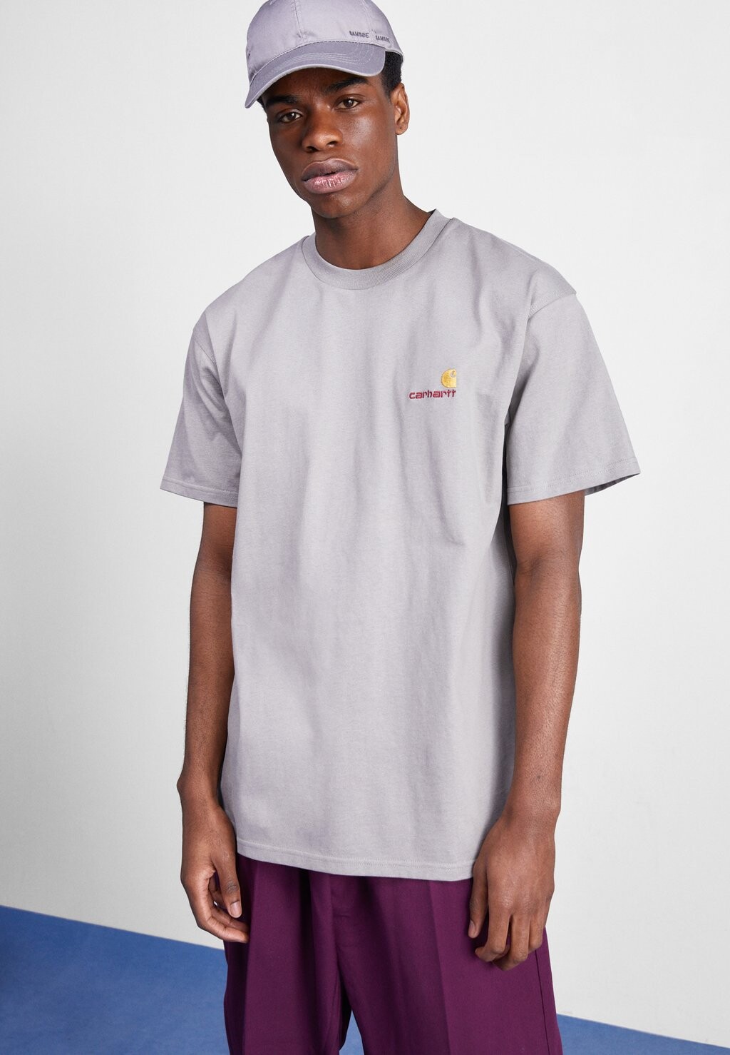 

Базовая футболка AMERICAN SCRIPT Carhartt WIP, цвет marengo