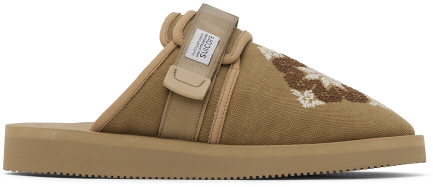 

ADISH Коричневые тапочки Suicoke Edition ZAVO-Cab