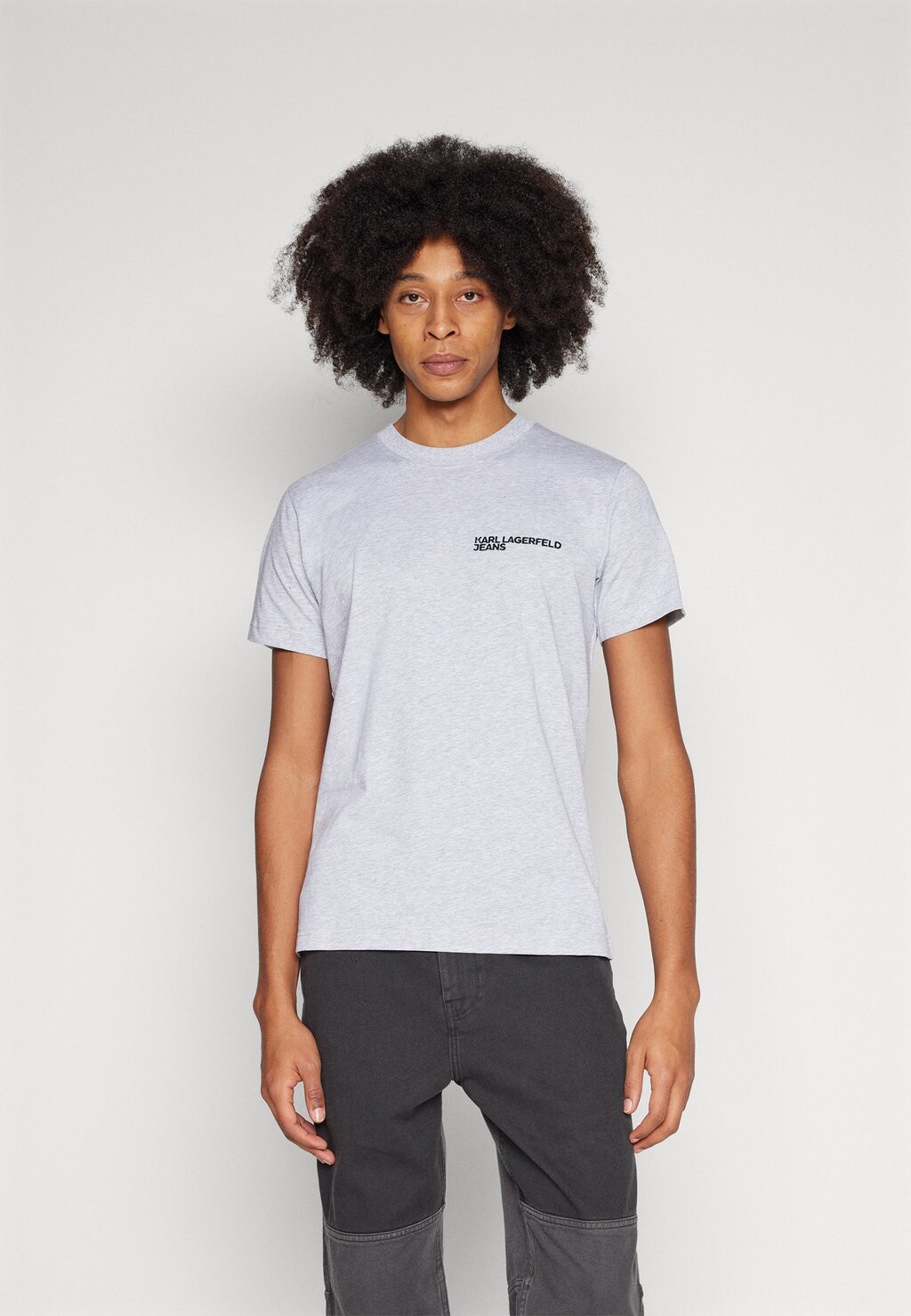 

Базовая футболка SLIM TEE Karl Lagerfeld Jeans, цвет mid grey heather