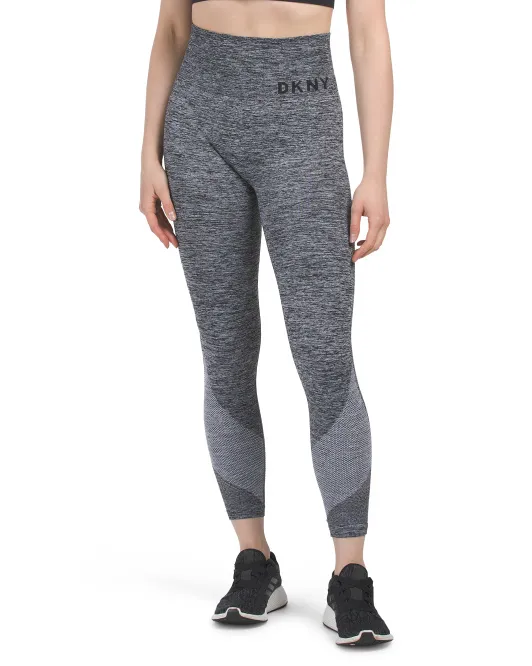 

Бесшовные леггинсы со сверхвысокой посадкой Dkny Sport, цвет Heather Grey