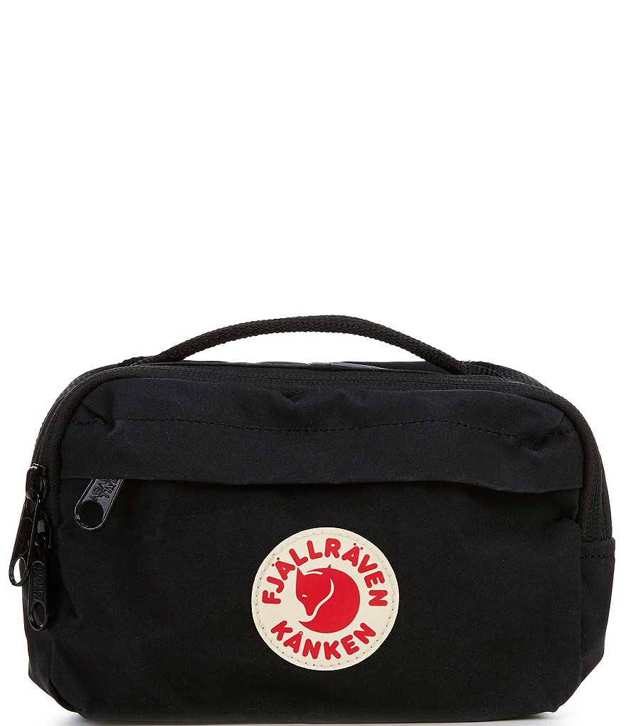 Поясная сумка с нашивкой-логотипом Fjallraven Kanken Hip Pack, черный