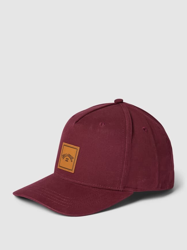 

Бейсболка с нашивкой-лейблом STACKED SNAPBACK, модель STACKED SNAPBACK Billabong, вишнево-красный