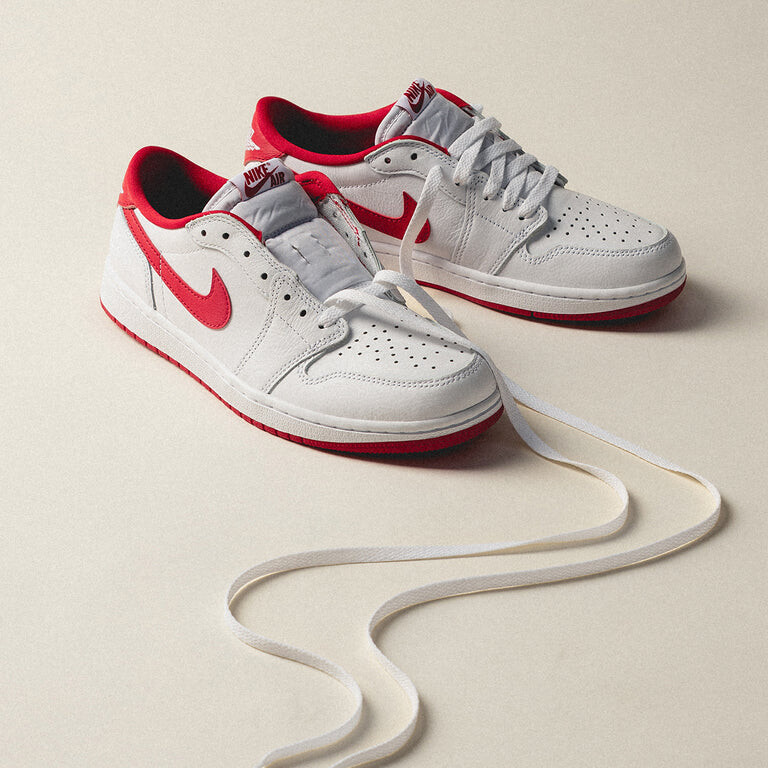 

Кроссовки Nike Air 1 Low Og *University Red* Air Jordan, белый