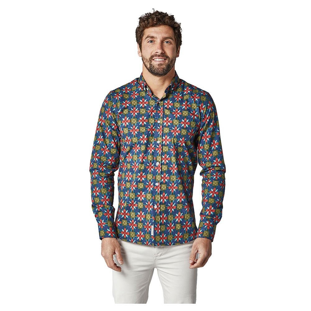 

Рубашка с длинным рукавом Altonadock 223275020777 Slim Fit, разноцветный