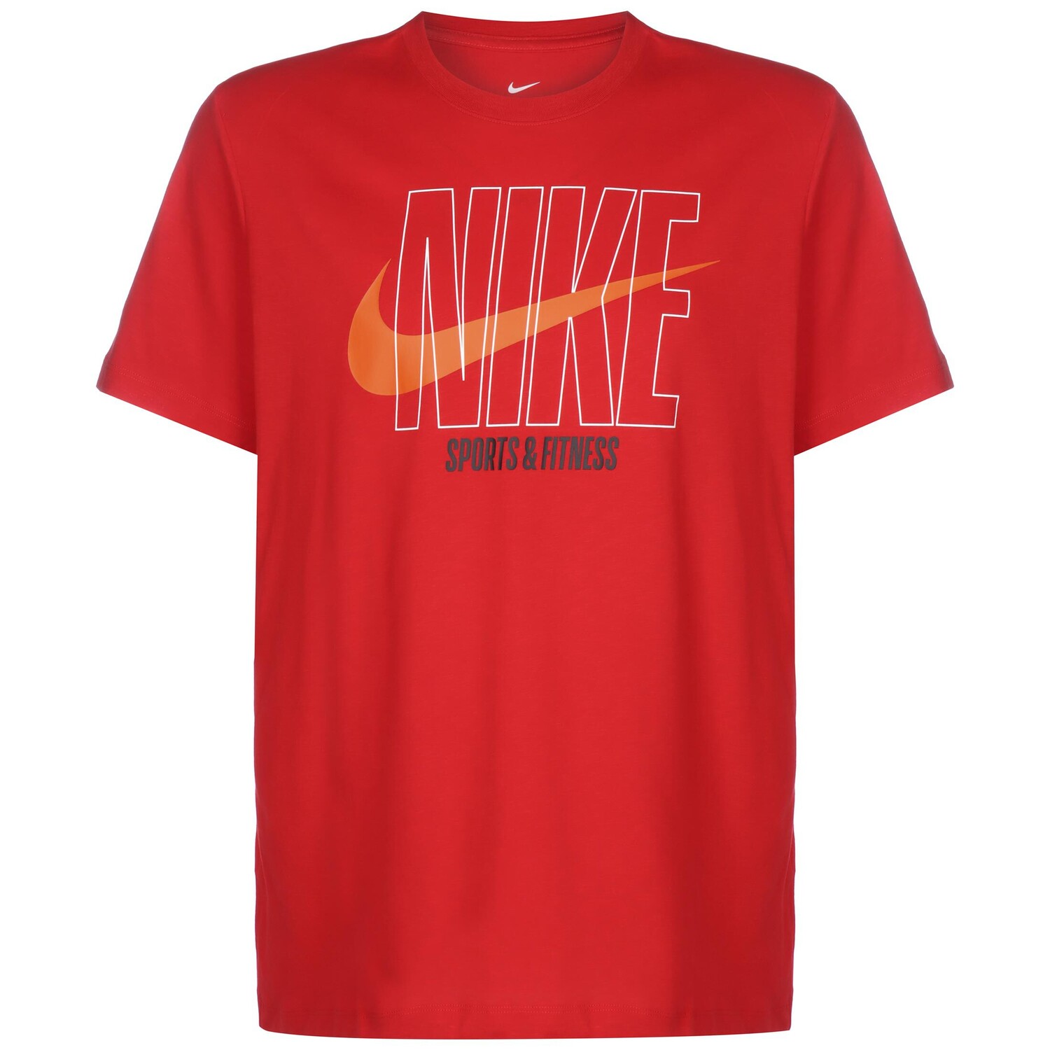 

Рубашка Nike Trainingsshirt Dri Fit Slub, красный