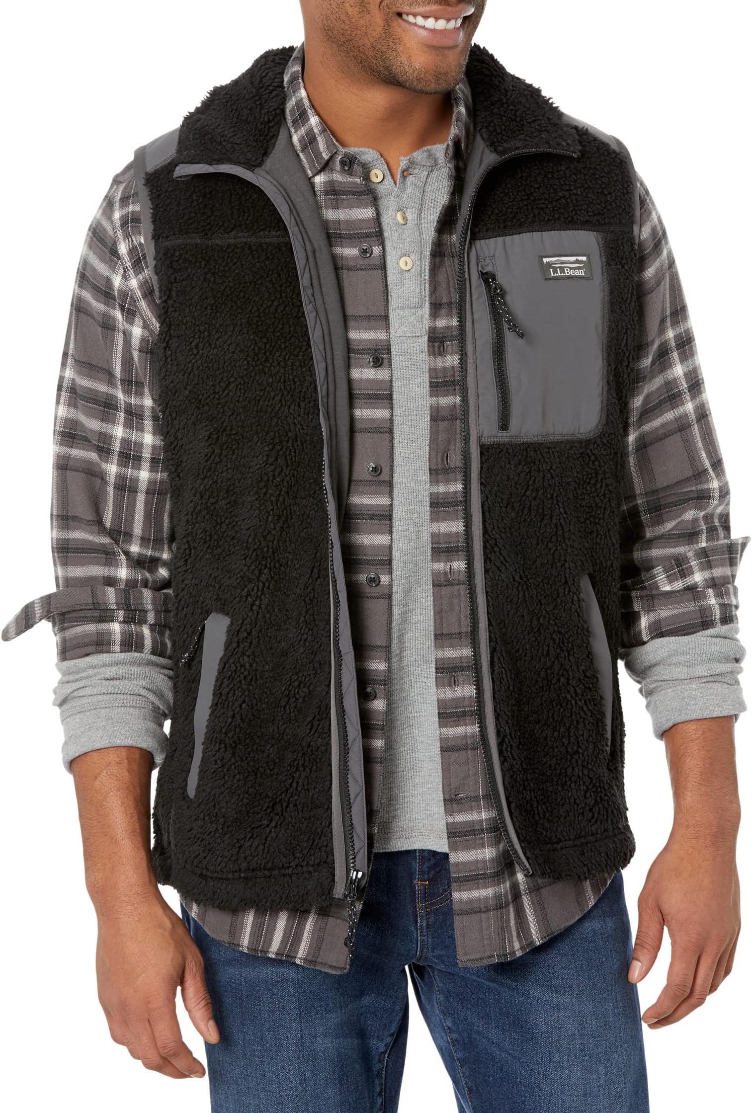 Жилет Bean's Sherpa Vest Regular L.L.Bean, черный
